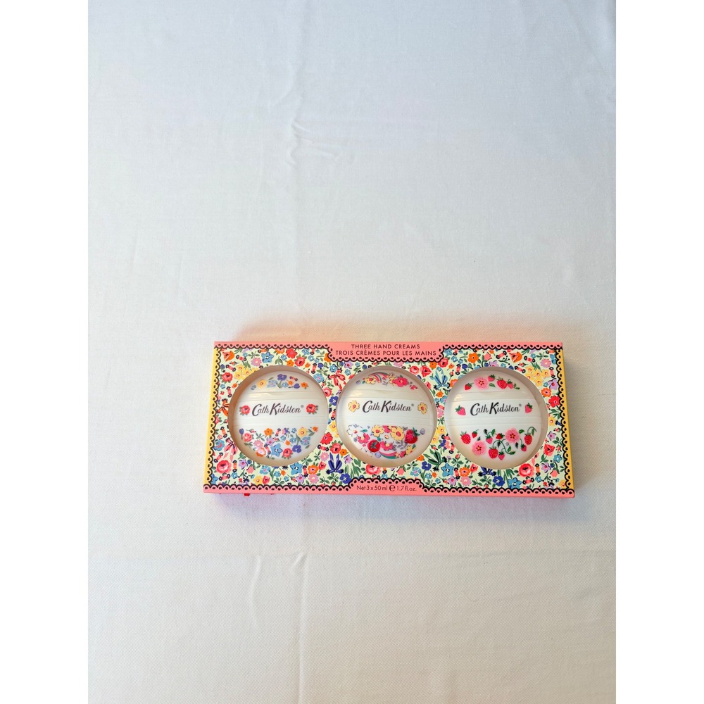 Cath Kidston Three Hand Creams Pebble Set Floral‎ Strawberry Strawberry Garden